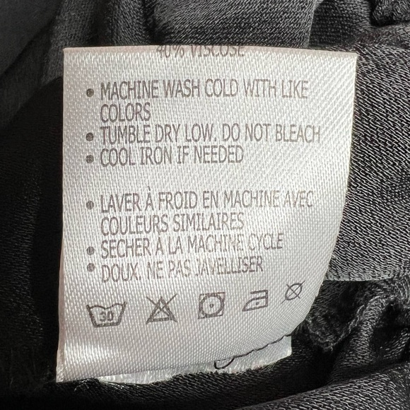 🎯NWOT Anthro Cartonnier Allegory Textured Jumpsuit Black Size Small - Picture 9 of 9